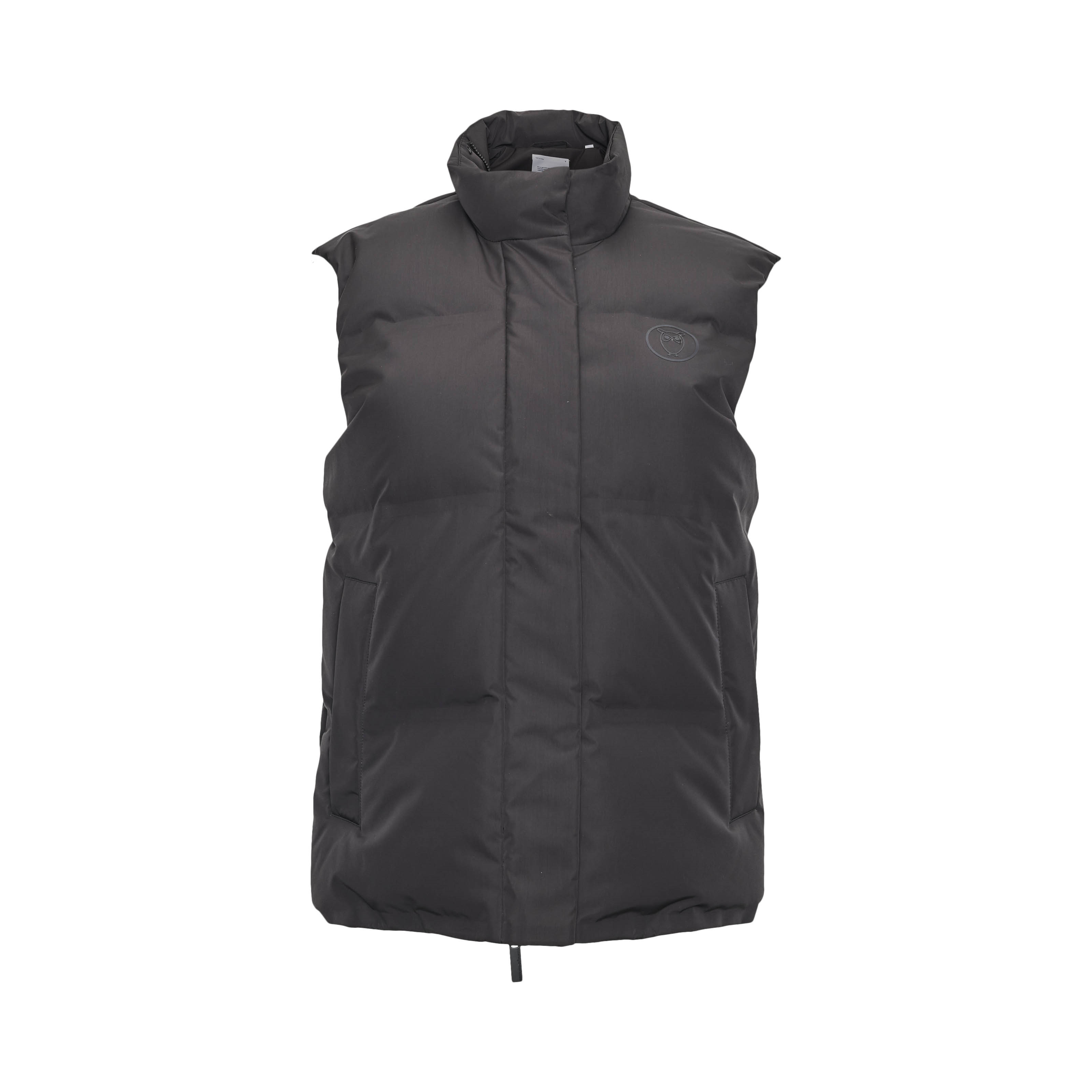 Knowledge Cotton Apparel Knowledge Cotton Apparel Women's Allyssa Puffer Vest Black Jet XS, Black Jet