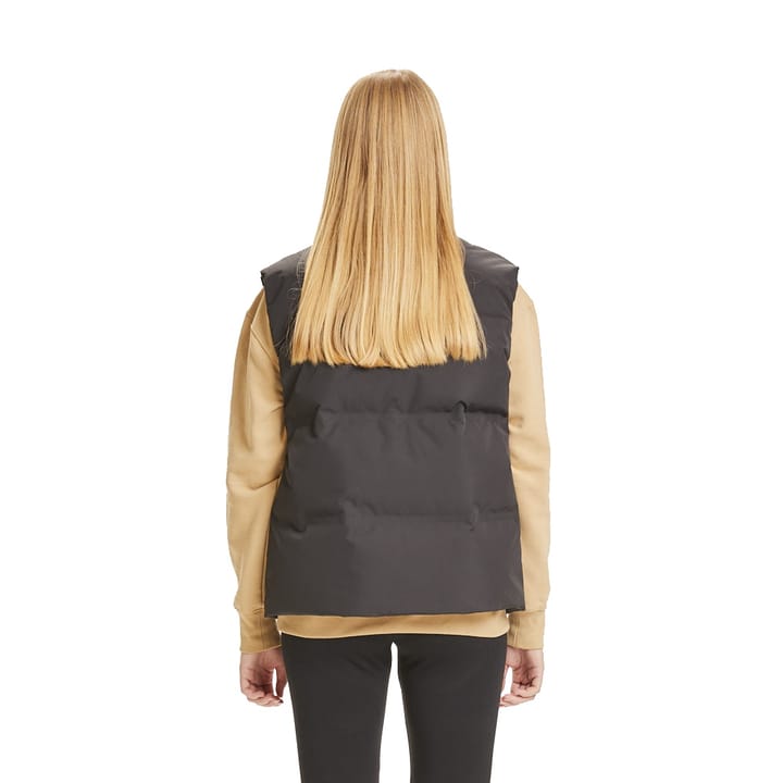 Knowledge Cotton Apparel Women's Allyssa Puffer Vest Black Jet Knowledge Cotton Apparel