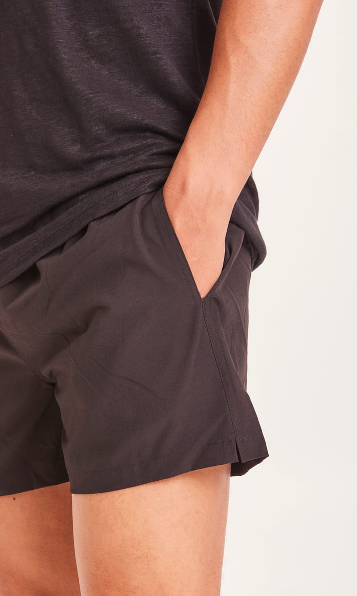 Men's Bay Stretch Swimshorts Black Jet Knowledge Cotton Apparel