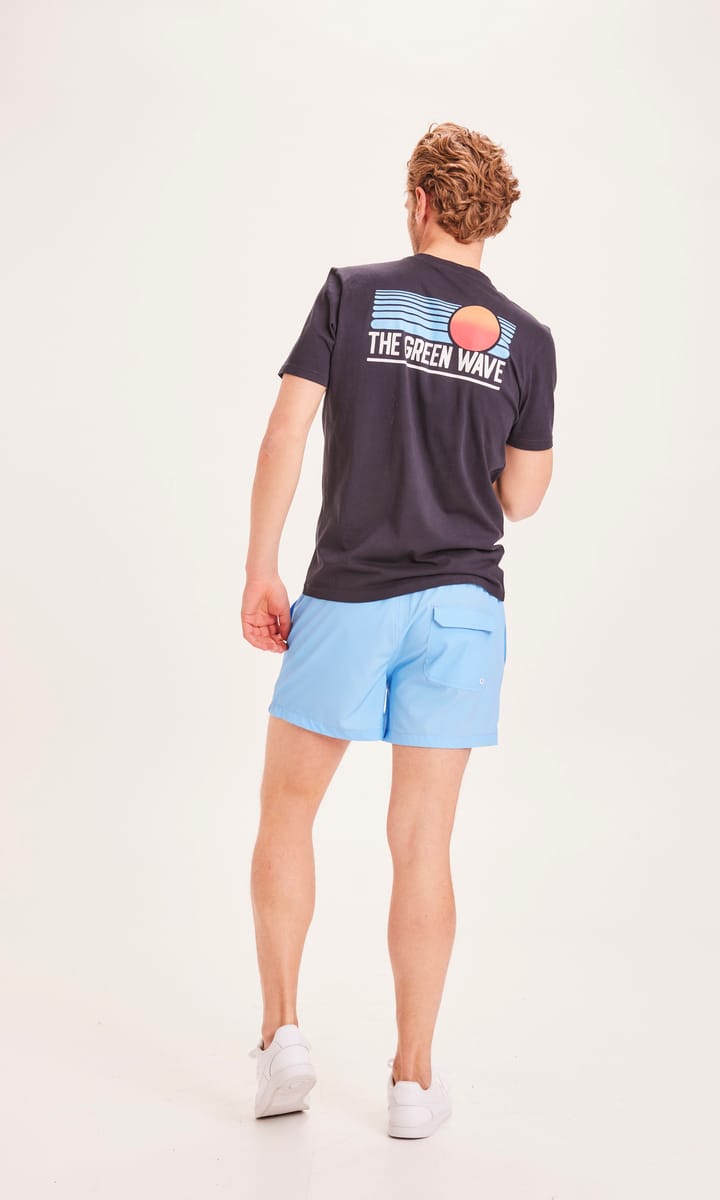 Knowledge Cotton Apparel Men's Bay Stretch Swimshorts Alaskan Blue Knowledge Cotton Apparel