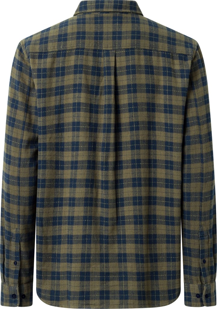 Knowledge Cotton Apparel Men's Loose Fit Checkered Shirt Green Check Knowledge Cotton Apparel