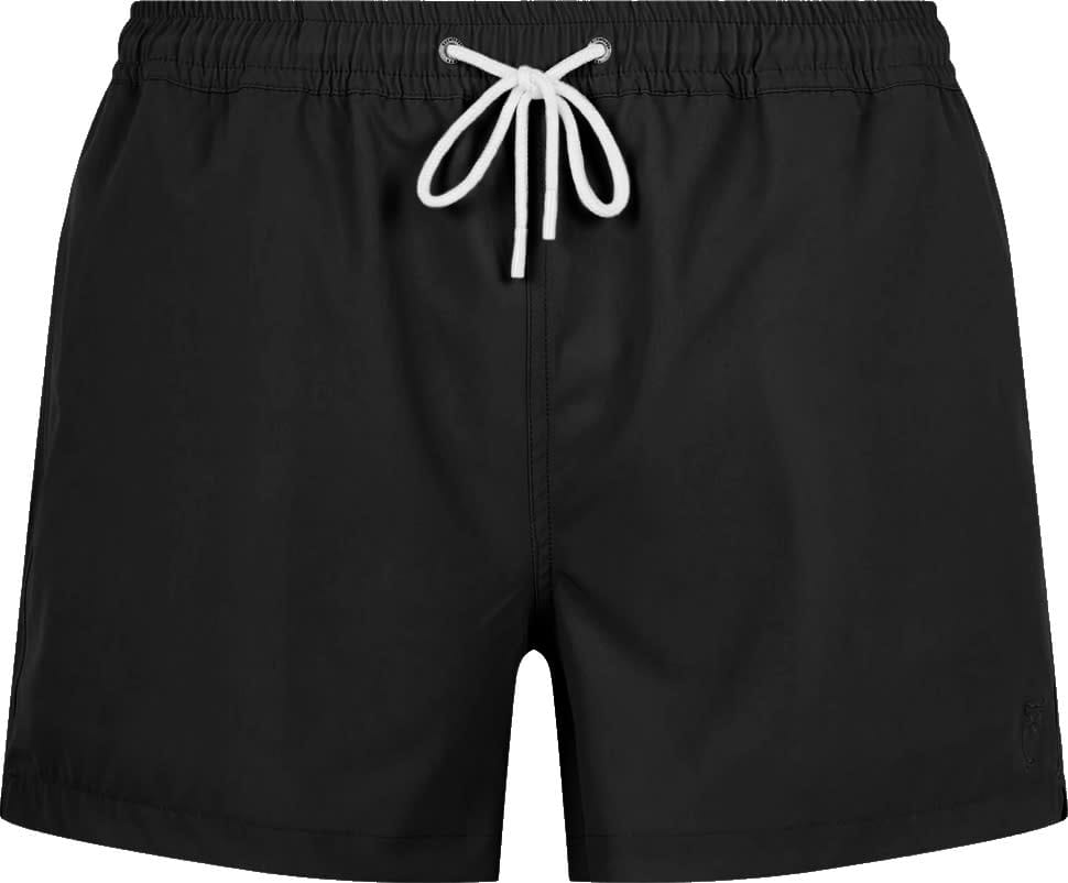 Knowledge Cotton Apparel Men's Bay Stretch Swimshorts Black Jet