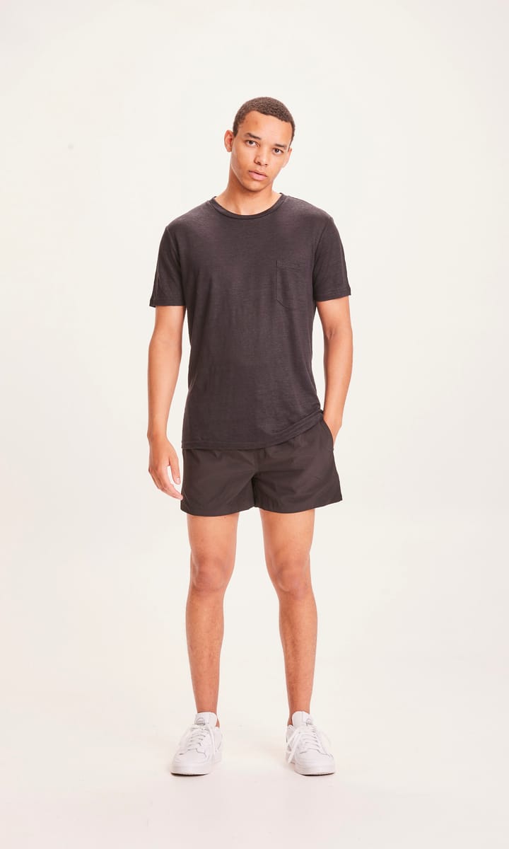 Knowledge Cotton Apparel Men's Bay Stretch Swimshorts Black Jet Knowledge Cotton Apparel