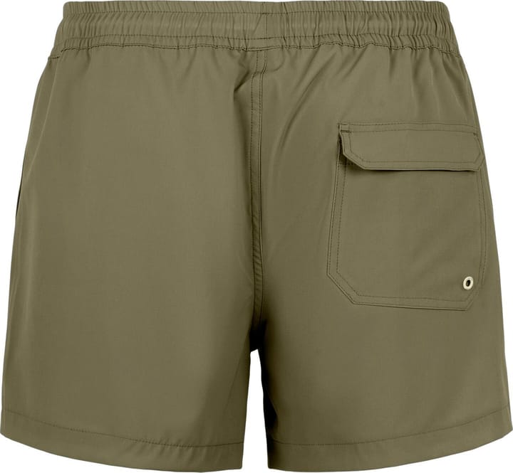 Men's Bay Stretch Swimshorts  Burned Olive Knowledge Cotton Apparel