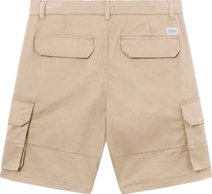 Knowledge Cotton Apparel Men's Cargo Stretched Twill Shorts  Light Feather Gray Knowledge Cotton Apparel
