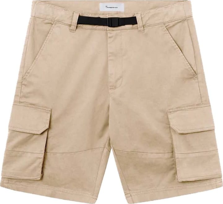 Knowledge Cotton Apparel Men's Cargo Stretched Twill Shorts Light Feather Gray Knowledge Cotton Apparel