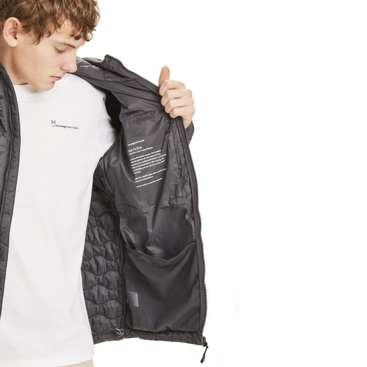 Knowledge Cotton Apparel Men's Eco Active™ Thermore™ Quilted Jacket Phantom Knowledge Cotton Apparel