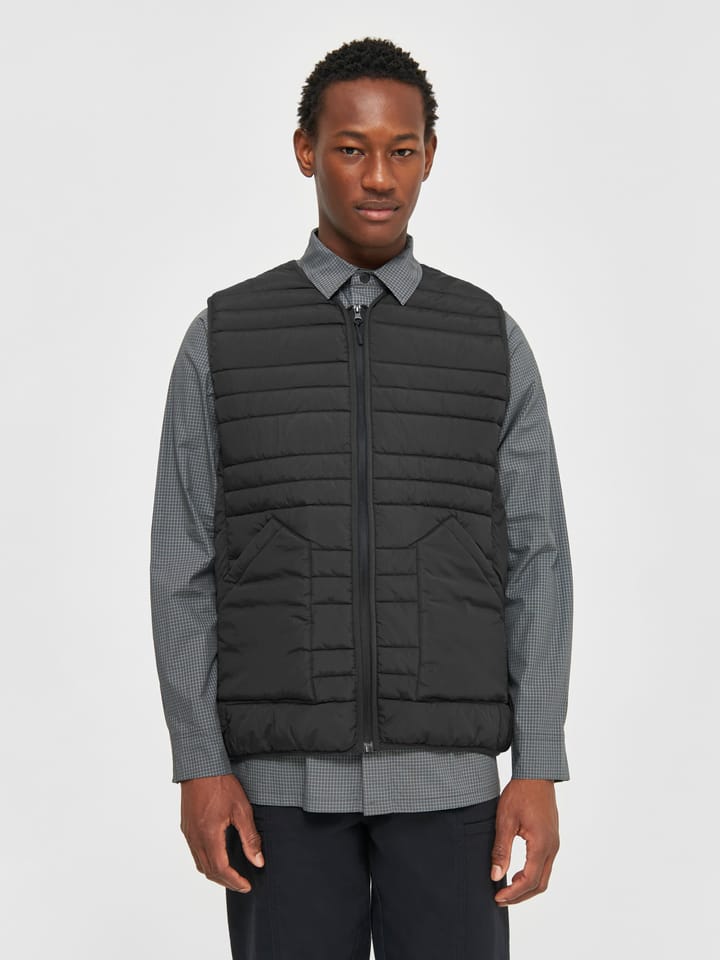 Men's Go Anywear™ Quilted Padded Zip Vest Black Jet Knowledge Cotton Apparel