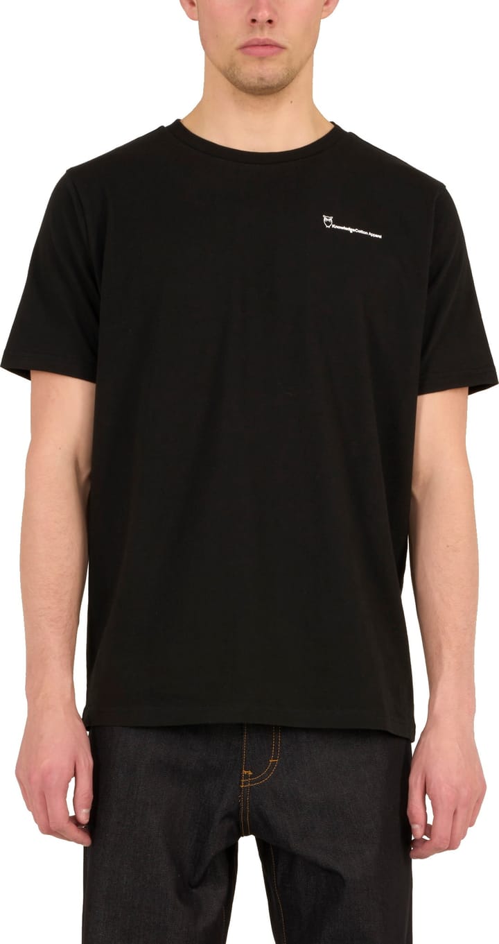 Men's Knowledge Back Print Tee Black Jet Knowledge Cotton Apparel