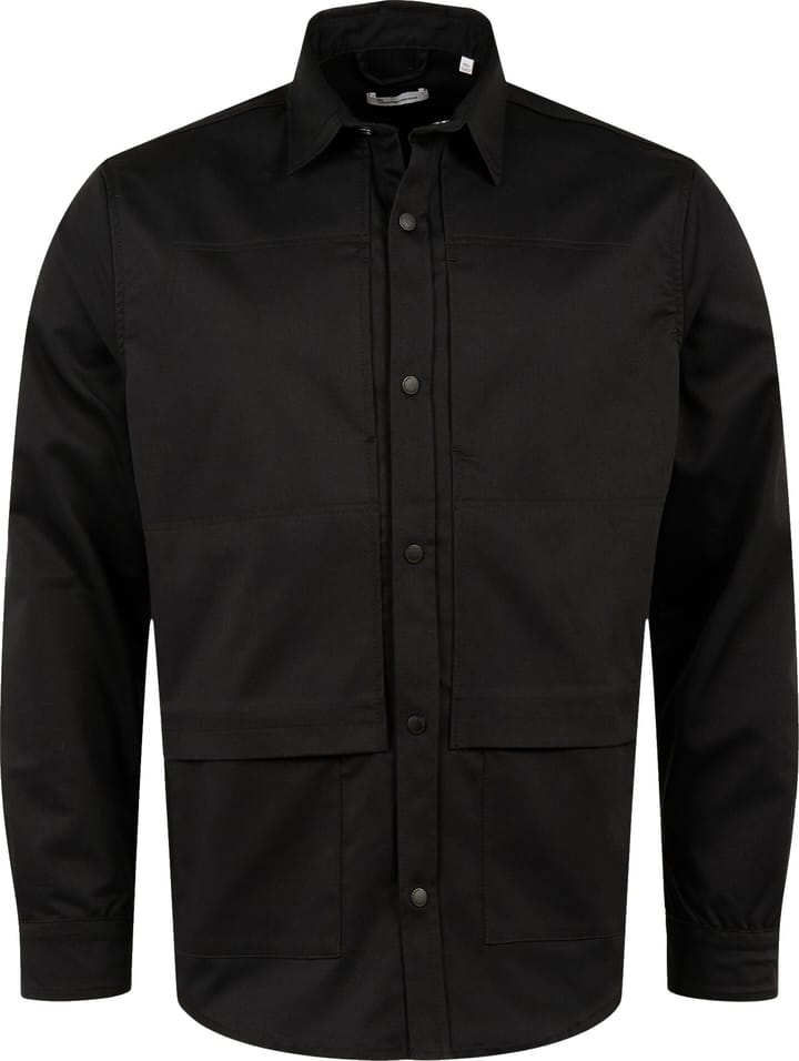 Knowledge Cotton Apparel Men's Larch Utility Shirt Black Jet Knowledge Cotton Apparel