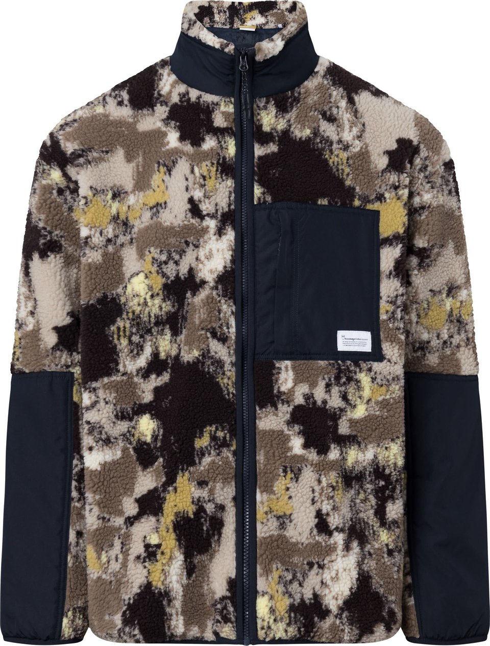 Men's Oversized Jaquard Sherpa Jacket