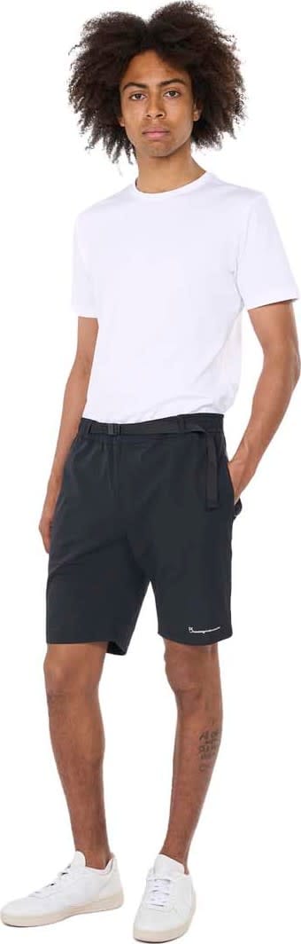 Knowledge Cotton Apparel Men's Stretch Trekking Shorts Black Jet Knowledge Cotton Apparel