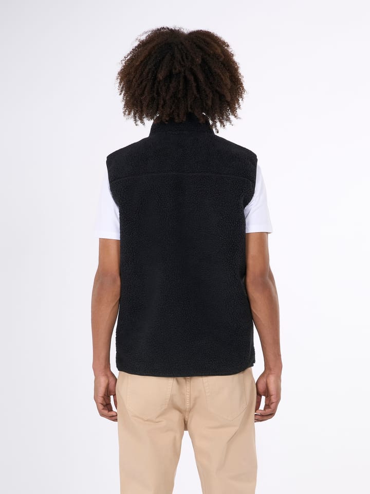 Knowledge Cotton Apparel Men's Teddy Fleece Vest Black Jet Knowledge Cotton Apparel Knowledge Cotton Apparel Men's Teddy Fleece Vest Black Jet Knowledge Cotton Apparel