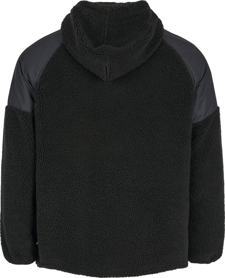 Men's Teddy Oversized Anorak Black Jet Knowledge Cotton Apparel