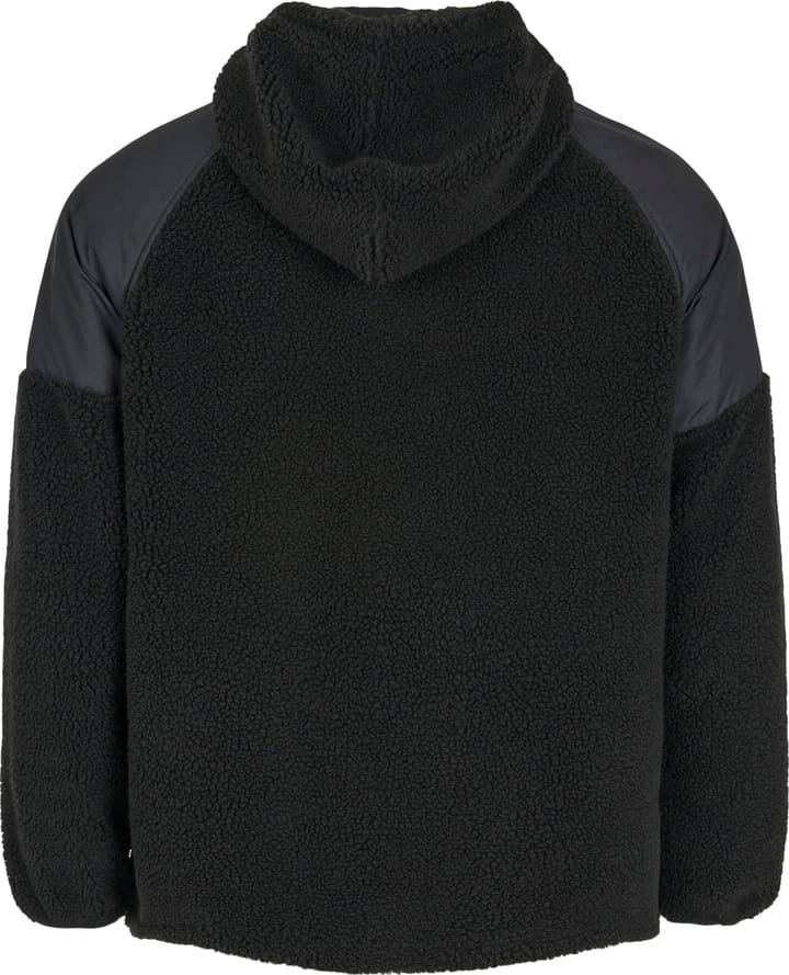 Knowledge Cotton Apparel Men's Teddy Oversized Anorak Black Jet Knowledge Cotton Apparel