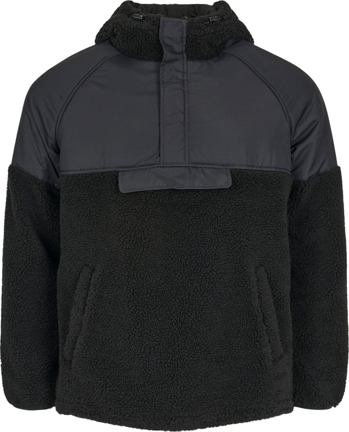 Knowledge Cotton Apparel Men's Teddy Oversized Anorak Black Jet Knowledge Cotton Apparel