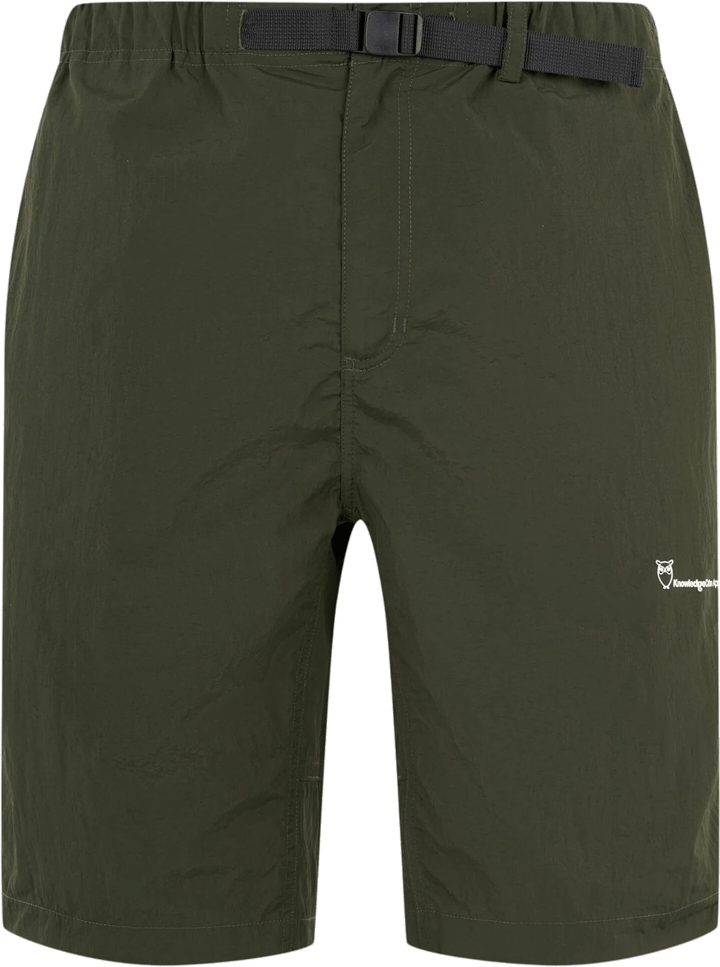Knowledge Cotton Apparel Men's Trek Outdoor Light Packable Shorts Forrest Night Knowledge Cotton Apparel