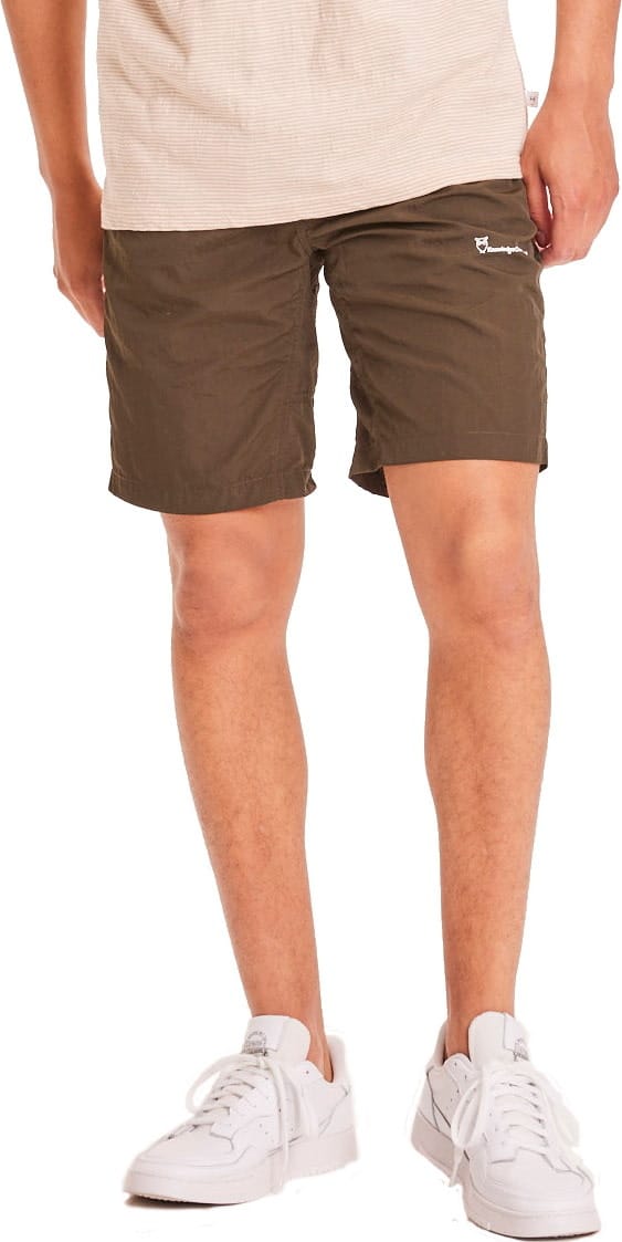 Knowledge Cotton Apparel Men's Trek Outdoor Light Packable Shorts Forrest Night Knowledge Cotton Apparel