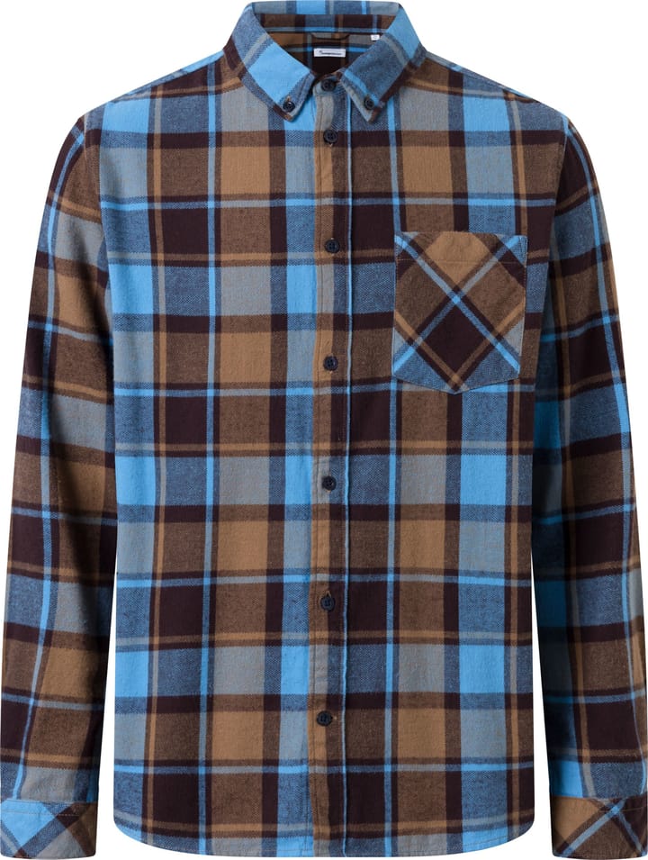 Knowledge Cotton Apparel Men's Regular Fit Checkered Shirt Brown Check Knowledge Cotton Apparel Knowledge Cotton Apparel Men's Regular Fit Checkered Shirt Brown Check Knowledge Cotton Apparel