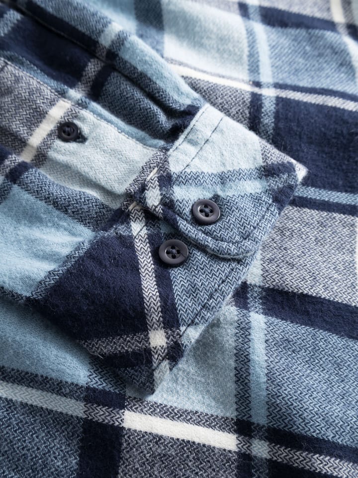 Knowledge Cotton Apparel Men's Regular Fit Checkered Shirt Blue Check Knowledge Cotton Apparel Knowledge Cotton Apparel Men's Regular Fit Checkered Shirt Blue Check Knowledge Cotton Apparel