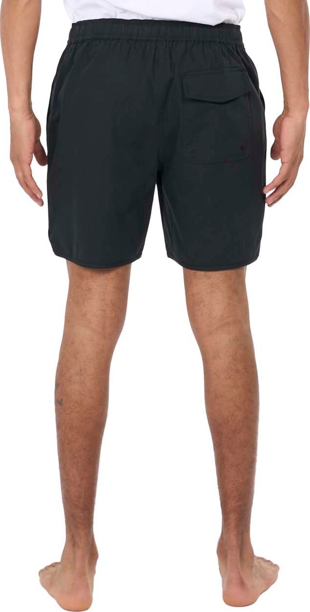 Men's Swim Shorts With Elastic Waist Black Jet Knowledge Cotton Apparel