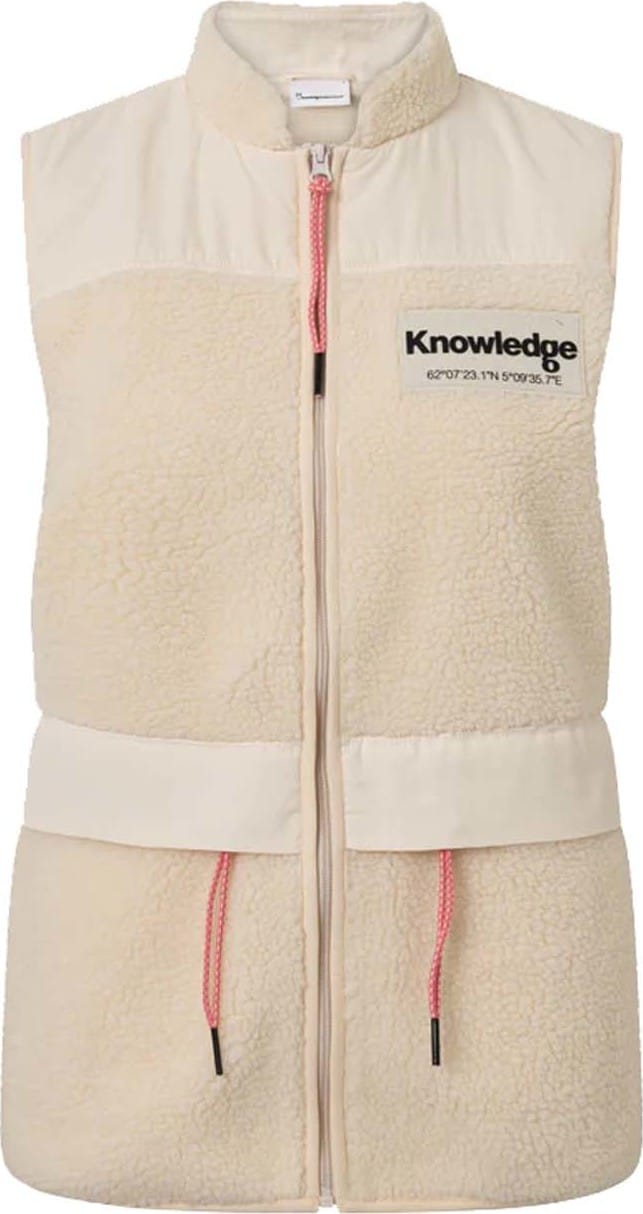 Women's Teddy Colorblock Vest  Buttercream Knowledge Cotton Apparel