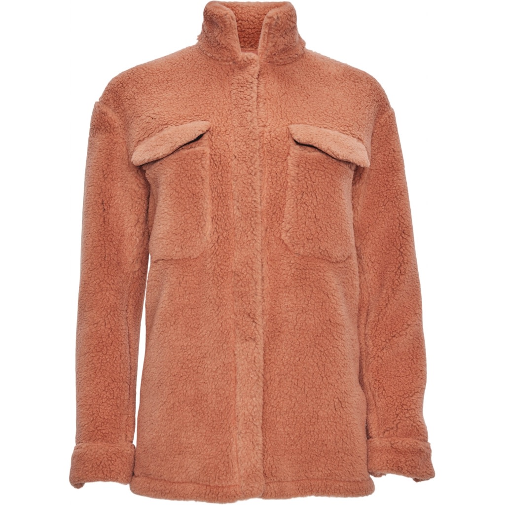 Knowledge Cotton Apparel Women's Betony Teddy Overshirt
