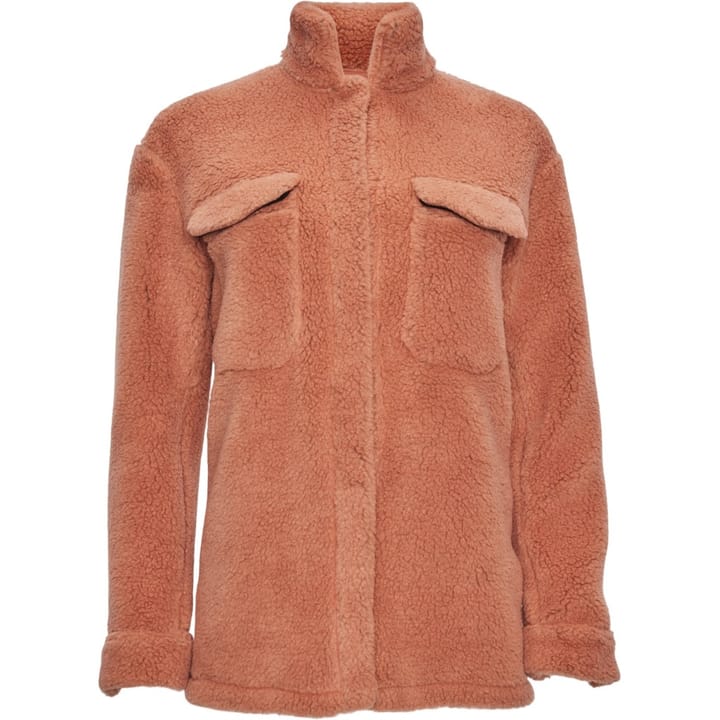 Knowledge Cotton Apparel Women's Betony Teddy Overshirt Terra Cotta Knowledge Cotton Apparel