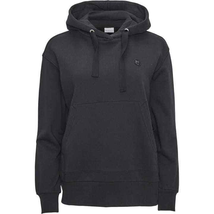 Knowledge Cotton Apparel Women's Daphne Basic Badge Hoodie Black Jet Knowledge Cotton Apparel Knowledge Cotton Apparel Women's Daphne Basic Badge Hoodie Black Jet Knowledge Cotton Apparel