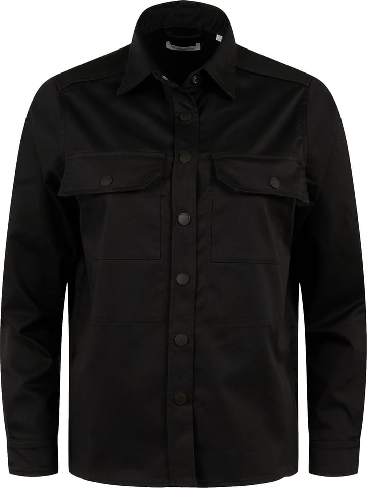 Knowledge Cotton Apparel Women's Lillian Utility Overshirt Black Jet Knowledge Cotton Apparel