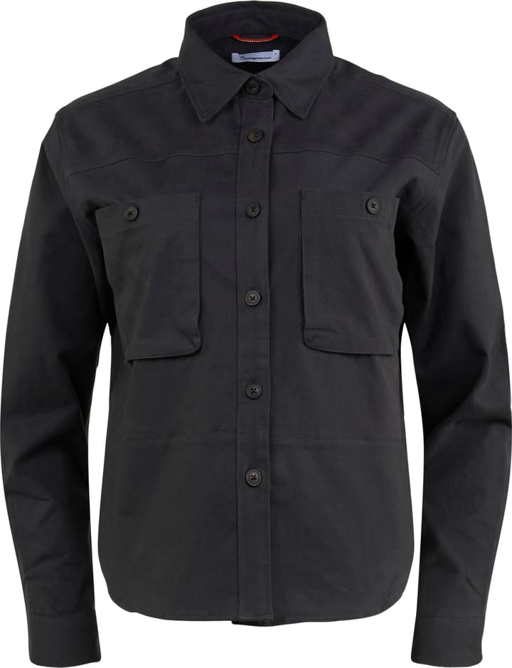 Knowledge Cotton Apparel Women's Outdoor Twill Shirt Phantom Knowledge Cotton Apparel