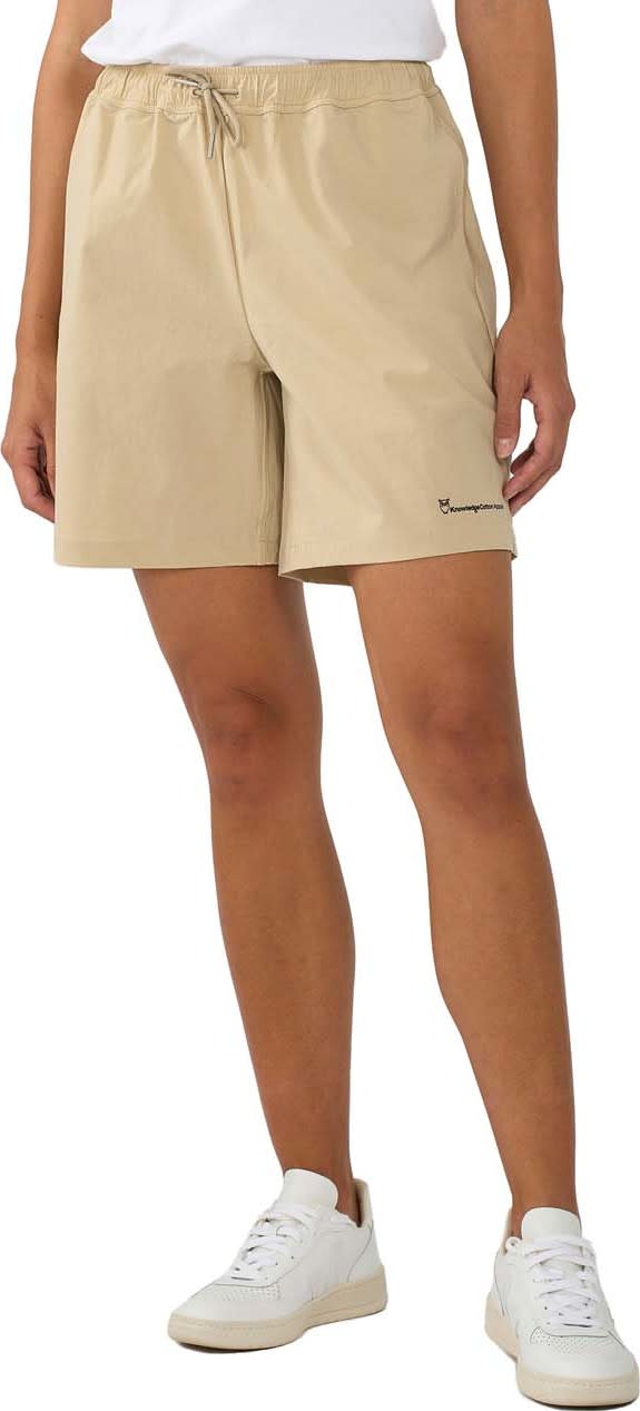 Women's Stretch Ribstop Elastic Waist Shorts