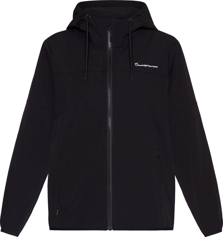 Knowledge Cotton Apparel Women's Stretchy Ribstop Trail Jacket Black Jet Knowledge Cotton Apparel