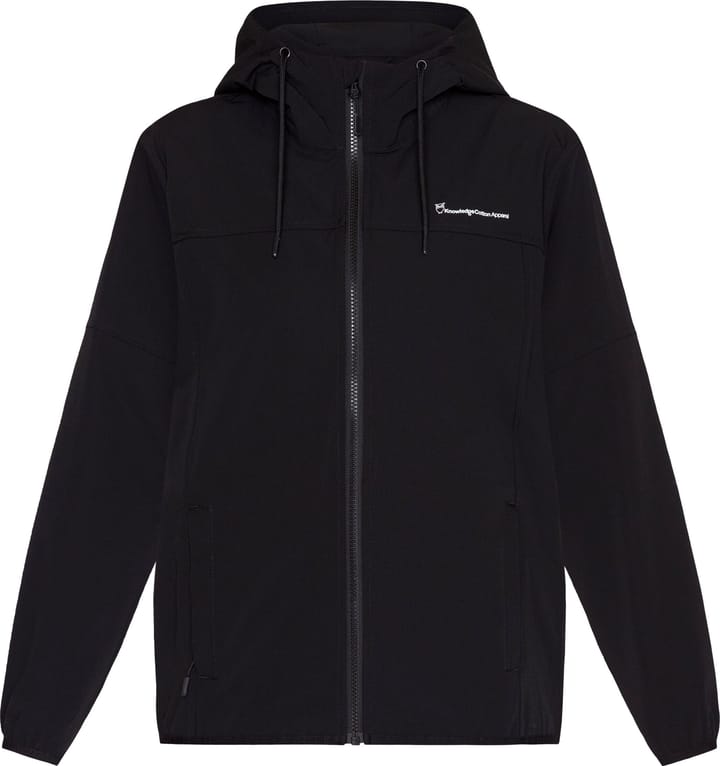 Knowledge Cotton Apparel Women's Stretchy Ribstop Trail Jacket Black Jet Knowledge Cotton Apparel
