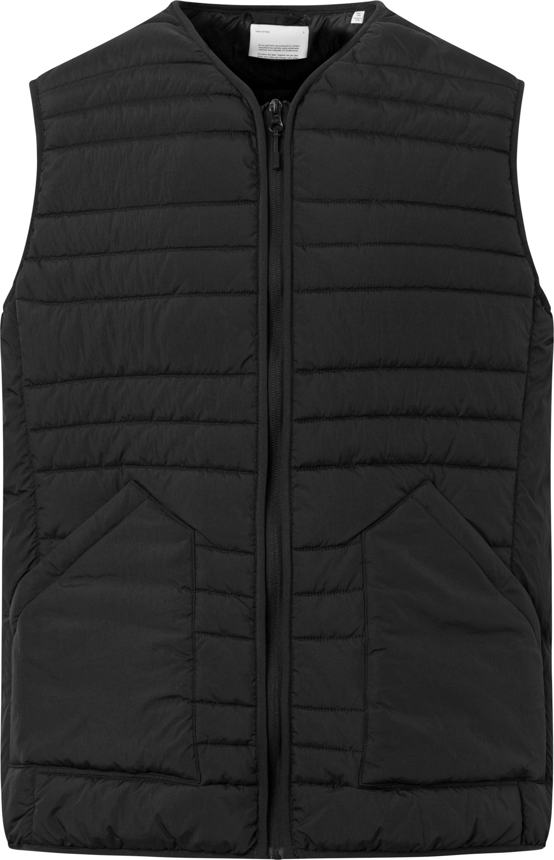 Knowledge Cotton Apparel Men's Go Anywear™ Quilted Padded Zip Vest