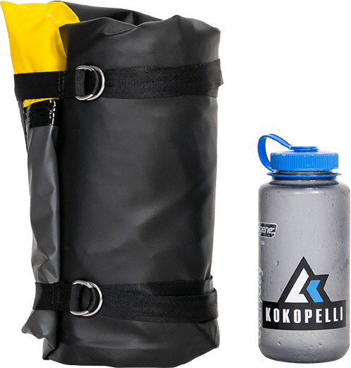 Rogue-Lite Packraft Yellow Kokopelli