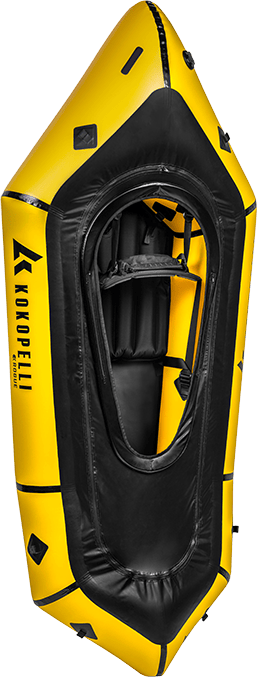 Rogue Packraft R-Deck Yellow Kokopelli