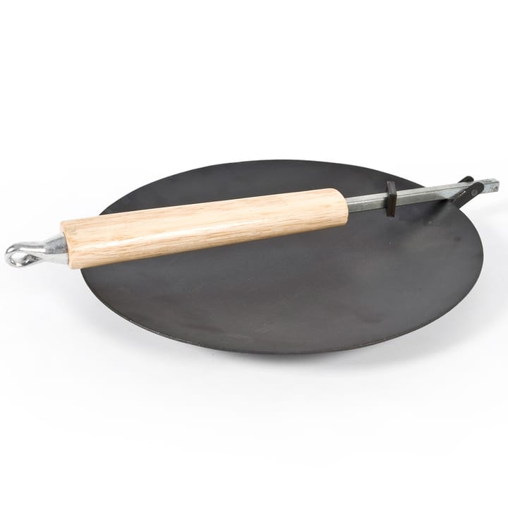 Hällmark Kolarpanna Ø 28 cm Black/Wood Hällmark