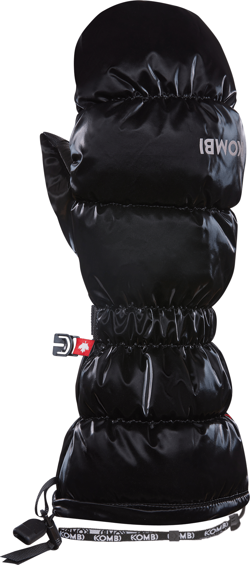 Women's Snazzy Ethical Goose Down Mittens Black