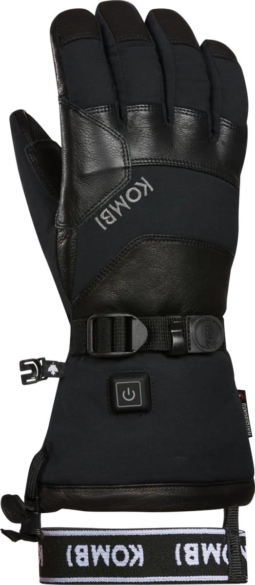 Kombi Unisex Warm It Up Heated Gloves Black Kombi