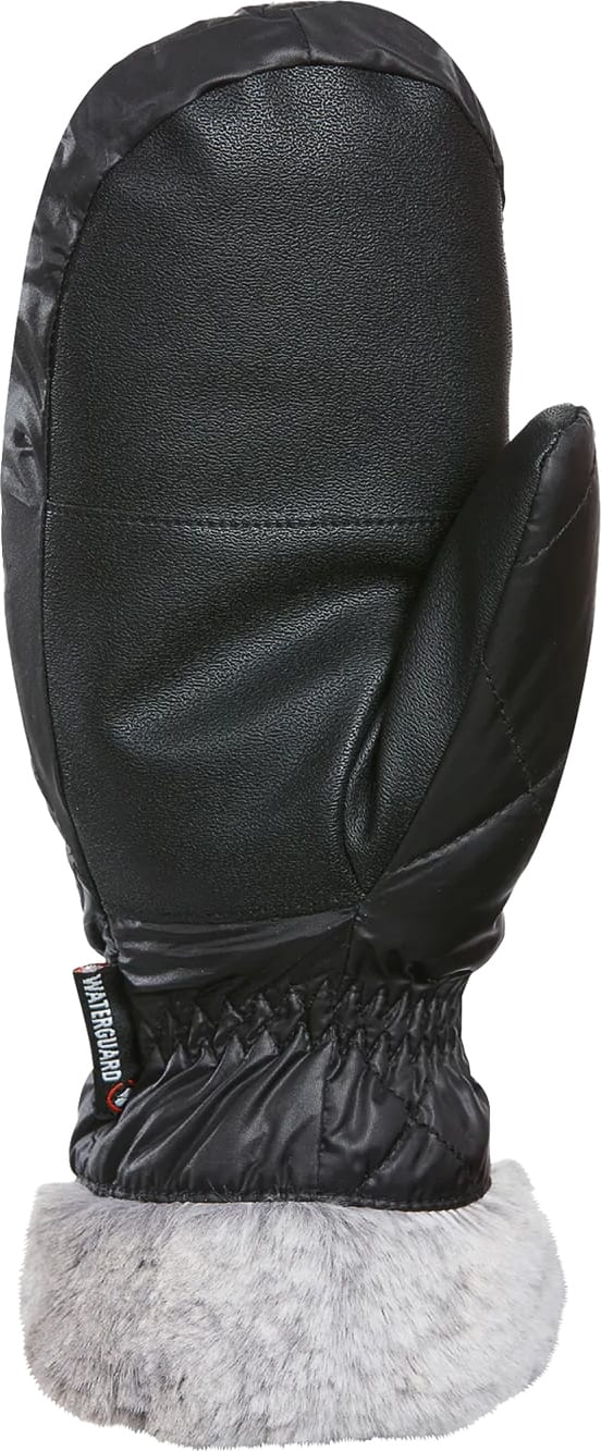 Women's Canadienne  Mittens BLACK Kombi