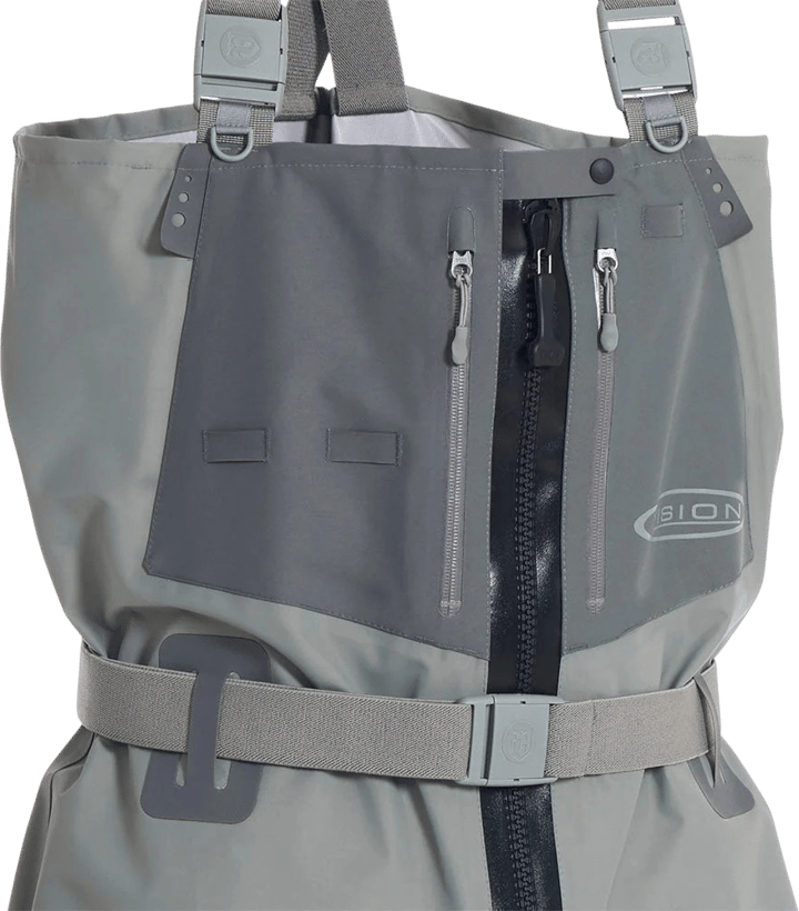 Vision Koski Zip Waders King Grey Vision