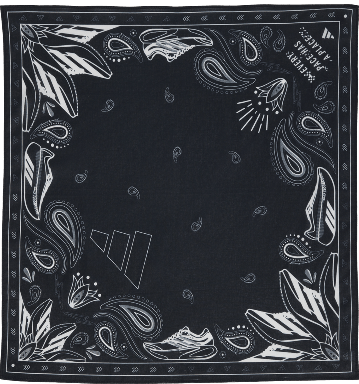 Adidas Unisex Run Bandana Black/white Adidas