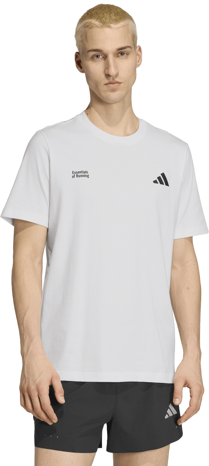 Adidas Men's Run Ess G Tee White Adidas