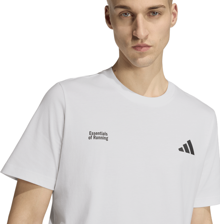 Adidas Men's Run Ess G Tee White Adidas