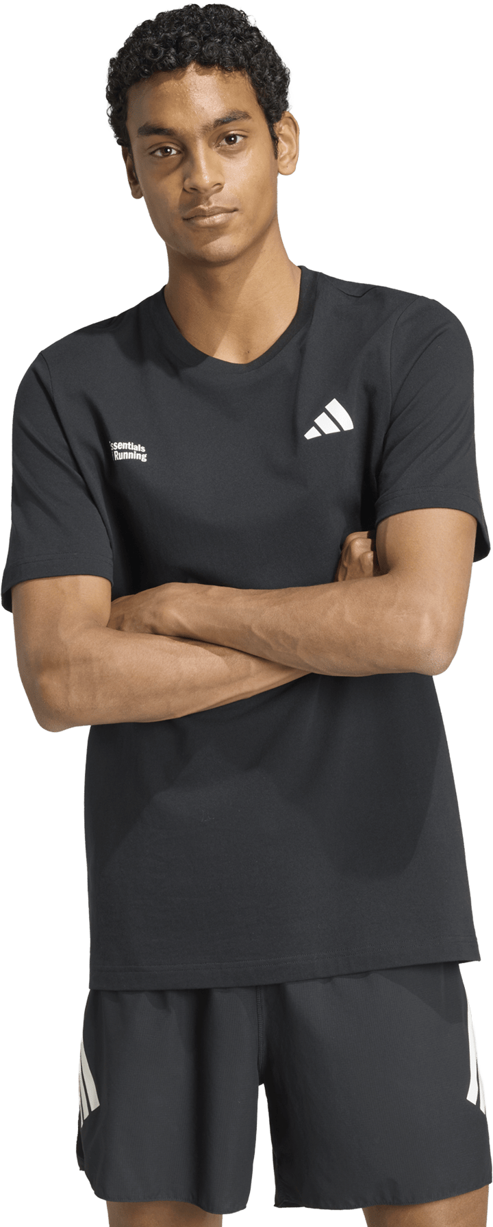 Adidas Men's Run Ess G Tee Black Adidas
