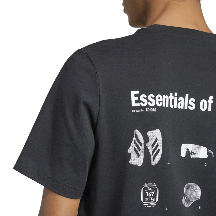 Adidas Men's Run Ess G Tee Black Adidas