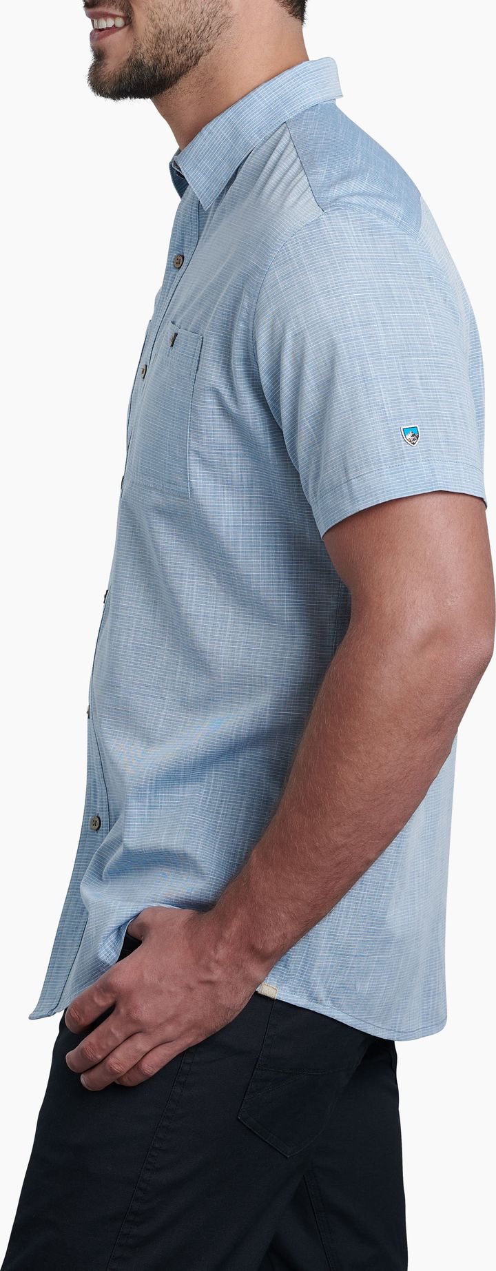 Kühl Men's Karib Stripe Horizon Blue Kühl