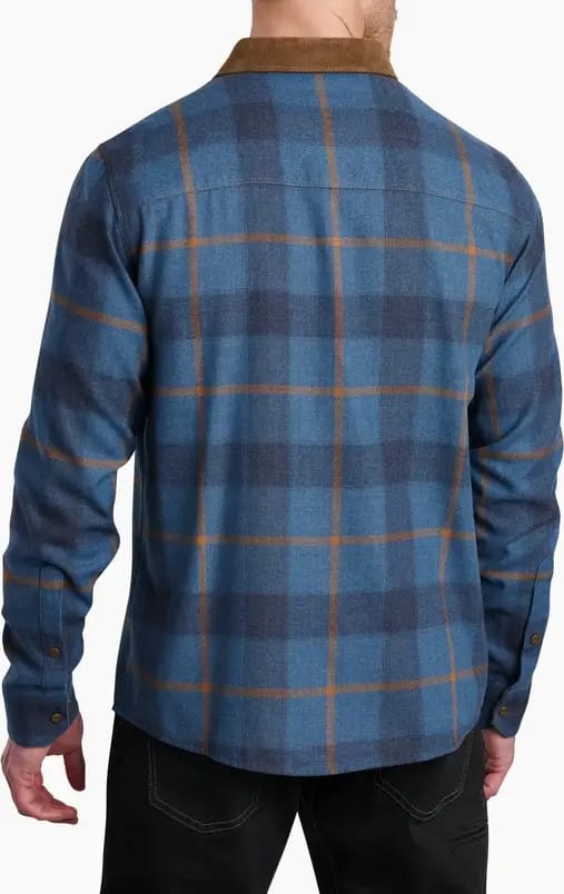 Men's Khaos Flannel Shirt Blue Copper Kühl