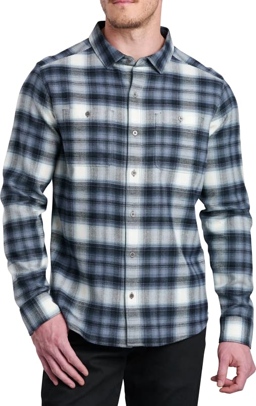 Kühl Men's Law Flannel Longsleeve Shirt Mineral Ice Kühl